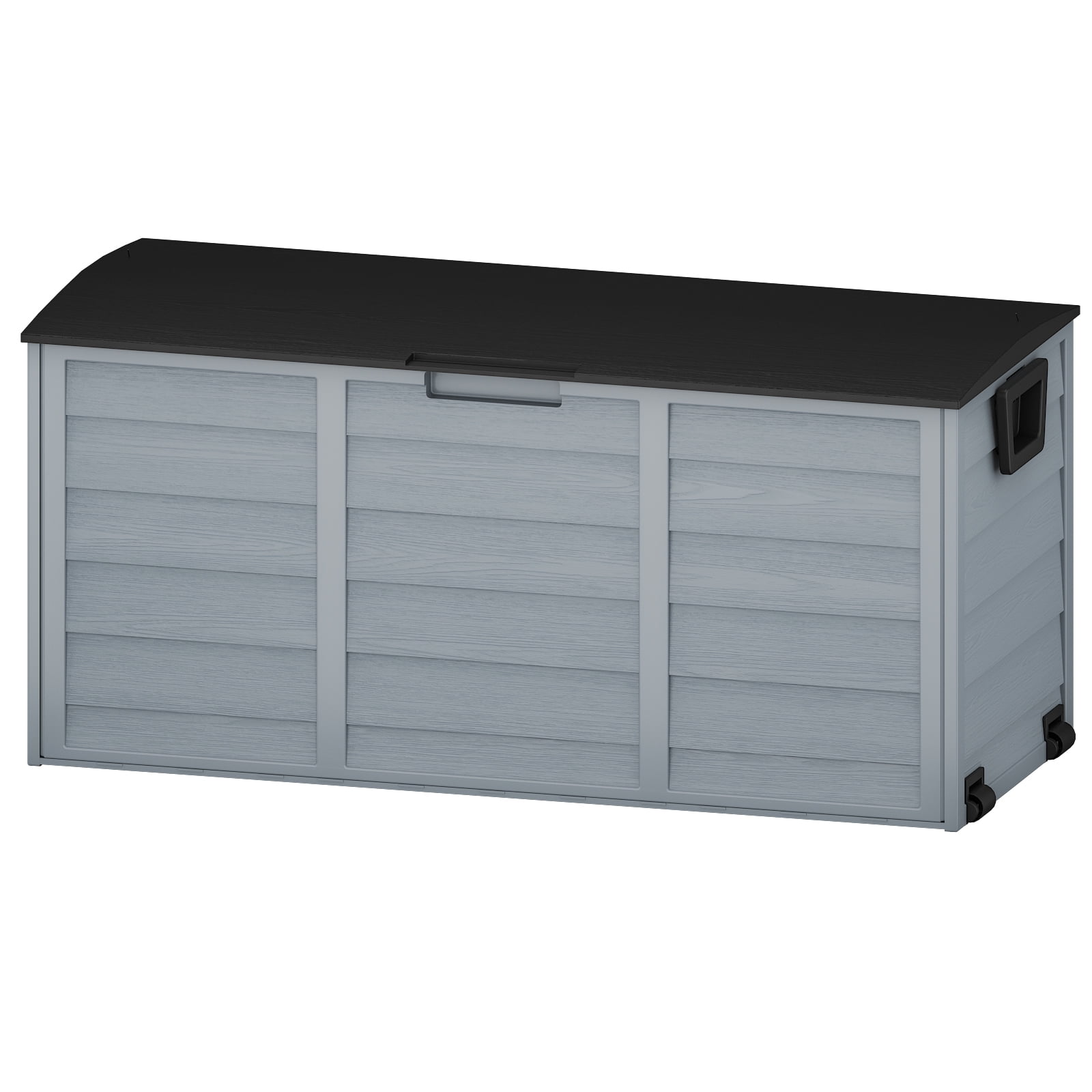 Ktaxon 75gal Outdoor Garden Plastic Storage Deck Box Chest Tools