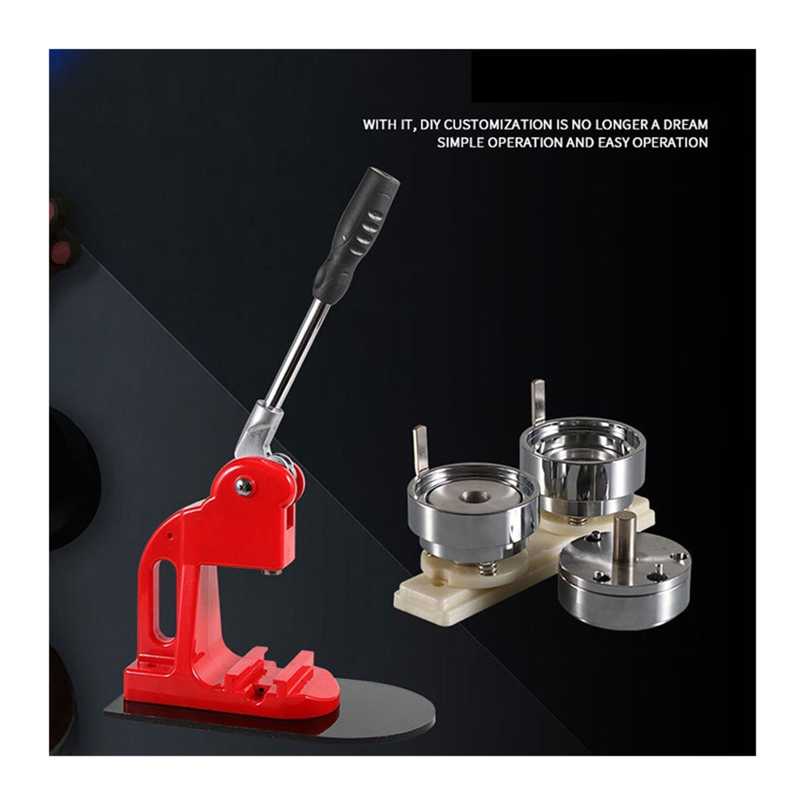 25MM-75MM Badge Button Maker Die Punching Mould Round Interchangeable Die Mould Badge Machine Accessories ,Easy Pressing