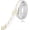 White Gold, variant on Flexible Self Adhesive Crown Molding Trim, Peel and Stick Ceiling Wall Decor for Mirror Furniture Doors Wardrobes, 1.42 Inch x 16.4 Ft White Silver