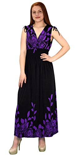 purple boho maxi dress
