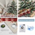 thumbnail image 2 of Fsddascl Christmas Blackout Curtains for Bedroom/Living Room, Thermal Insulated Kitchen Curtains, Xmas Tree Winter Deer Pine Fruits Beige Grommet Darkening Window Treatment Drapes 42"x63"x2, 2 of 6