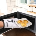 thumbnail image 5 of Manoplas para horno, 2 piezas, manoplas para horno y agarraderas, manoplas para horno resistentes al calor, manoplas duraderas para horno, agarraderas para ollas para cocinar, hornear, microondas, 5 of 5