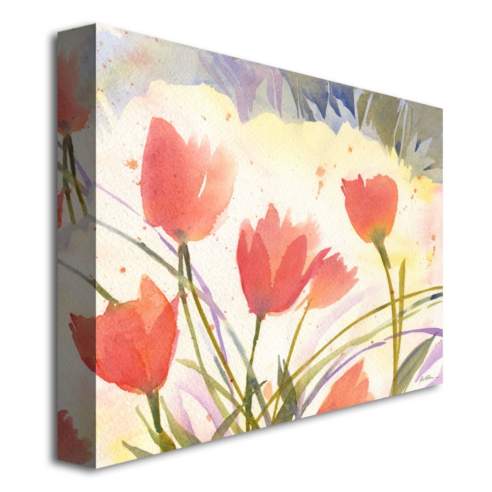 Trademark Art 'Spring Song' Canvas Art by Shelia Golden