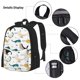 thumbnail image 3 of Fotbe Cute Whale Set Escolar 3 en 1 para Niños - Mochila Duradera con Lonchera Aislante y Estuche para Lápices - Mochila Escolar para Niños y Niñas, 3 of 7