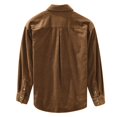 thumbnail image 4 of XDZJLR Men Shirt Spring And Winter Cargo Loose Pocket Coat Shirts for Men, 4 of 7