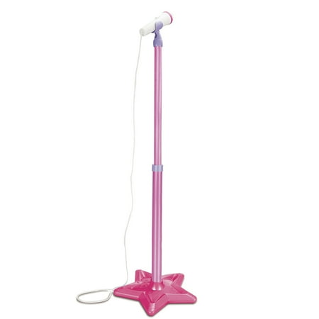 Based Mic - Kid's Karaoke Machine Toy Adjustable Star Base Stand Microphone Music Play Toy