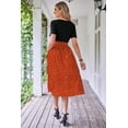 thumbnail image 4 of Elegant Lace Print Short Sleeve Dress with Round Neck, 4 of 4