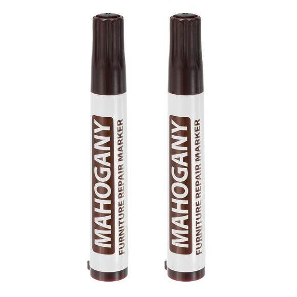 Marcadores de reparación de madera Uxcell, palos de relleno para retoques caoba