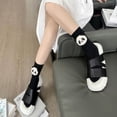 thumbnail image 6 of Milue Cartoon Ankle Socks Middle Tube Socks Novelty Funny Socks 3D Panda Crew Socks, 6 of 18
