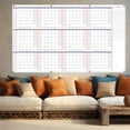 thumbnail image 4 of Oversized Erasable Wall Calendar Planner | 34x59 Inch Undated Reusable Dry Erase Schedule Board | Large Writing Space | Tear-Resistant Laminated Organizer for Office Home Classroom | 1 Pack, 4 of 6