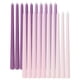 thumbnail image 1 of Velas Cónicas Viyffo Moradas 30 cm Juego de 20 Sin Aroma y Sin Humo, 1 of 9