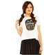 thumbnail image 1 of Camiseta gráfica Aeropostale Bethany Mota Collection Mujer Blanca Mediana, 1 of 2