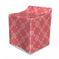 thumbnail image 1 of Abstract Washer Cover, Polygon Flower Geometric Rhythmic Motifs in Monochrome Tones Illustration, Easy to Use Bathroom Accent Fabric, 29" x 28" x 40", Coral and Blush, by Ambesonne, 1 of 3