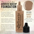 thumbnail image 2 of Belloccio HONEY BEIGE Color Shade Belloccio Professional Airbrush Makeup Foundation, 1/2 oz., 2 of 5