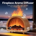 thumbnail image 6 of Diffuserlove Fireplace Essential Oil Diffuser Flame Aromatherapy Scent Diffuser Oil Machine Cool Mist Humidifier Colorful Fake Fire Difusor Air Diffusers for Home Room Desk Bedroom, 6 of 9