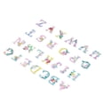 thumbnail image 3 of 26 parches de letras DIY, combinaciones de parches bordados, planchado fácil, suave y agradable para la piel, parches de letras para planchar para bufandas y sombreros., 3 of 14