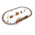 thumbnail image 1 of PVCS Toy Train Set With Lights And Sounds Steam Smoke Christmas Train Set Railway Tracks Battery Operated Toys Gift For Kid Gift for Kids, 1 of 9
