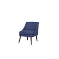 thumbnail image 5 of A&D Home Dana Linen Accent Chair, Blue, 5 of 7