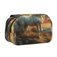 thumbnail image 1 of Disketp Starry Sky White Horse Estuche de Lápices de Doble Capa con Tapa Abatible y Cremallera, Organizador Escolar para Adolescentes y Adultos, 1 of 7
