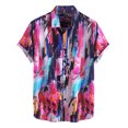 thumbnail image 1 of Birdeem Chemise Décontractée à Manches Courtes Style Vacances Hawaïennes pour Hommes, 1 of 9