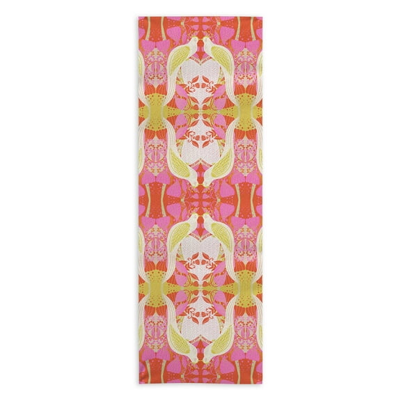Society6 Sewzinski Love Doves 24" x 70" Yoga Mat Towel Society6