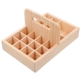 thumbnail image 1 of Shisuyan 1Pc Essential Oil Bottle Stand Essential Oil Organizer Display Storage Box (Wood), 1 of 8