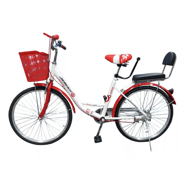 Bicicleta Urbana Vintage R24 Retro Asientos con Canastilla