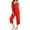 Red, variant on Women’s Satin Pajama Set Cami Top and Capri Pants Silk Sleepwear Soft Loungewear 2 Piece Nightwear Summer PJs
