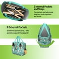 thumbnail image 6 of Garden Tool Bag,Husky and Coffee Garden Tool Organizer,Garden Gifts,Waterproof Multi-Pocket Garden Tool Storage 11.8x5.5x11.4 Inch(Tools NOT Included), 6 of 6