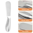 thumbnail image 2 of 3 Pcs Hand Tools Cheese Butter Knife Icing Spatula Breakfast Sandwich Stick Spreader By PULMCheerger, 2 of 6