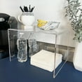thumbnail image 2 of Plymor Clear Acrylic Rectangular Display Riser, 9" H x 13.5" W x 9" D (1/4" thick) (2 Pack), 2 of 2