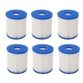 thumbnail image 3 of Filtre, 6PCS Polyester Éléments Filtrants Faciles à avec Forte Adsorption pour les Piscines, 3 of 8