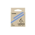 thumbnail image 1 of Casio Étiquette Écrivain Latéco Bande de Recharge Bleu avec des Lettres Noires 6mm XB-6BU, 1 of 5