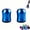 Blue, variant on Screwdriver Head Magnetic Ring, 6.35mmMagnetizer Screw Removable Household Tool Magnetic Screw Holder Universal Magnetizer for Hex Screwdrivers & Power Bits