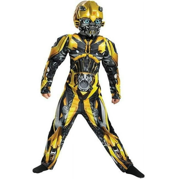Child Bumblebee Muscle Costume - Size 7-8