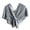 Gray, variant on Women Crochet Shawl Wrap Knit Fish Scales Solid Color Poncho Knotted Cape Scarf