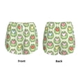 thumbnail image 6 of Uemuo Cute Chubby Frog Pattern Women's Athletic Shorts High Waisted Running Shorts with Liner Pockets Gym Elastic Workout Shorts-Medium, 6 of 9