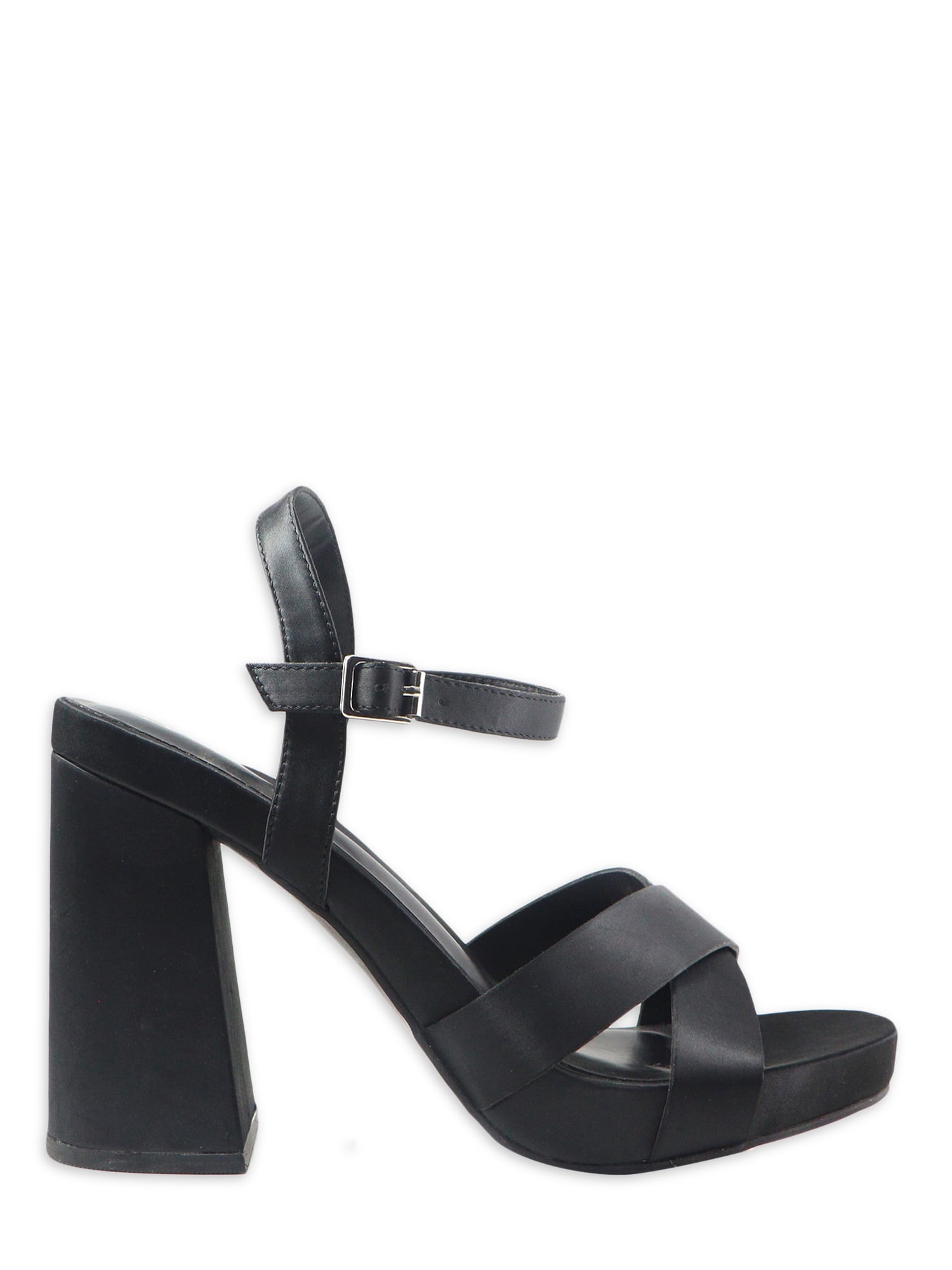 Eloquii Elements Women's Wide Width Platform Heeled Sandal