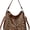 Brown, variant on Handbags Women Fashion Leopard Cow Pattern Shoulder & Crossbody Purse Top Handle Satchel Purses Synthetic Leather Wallet