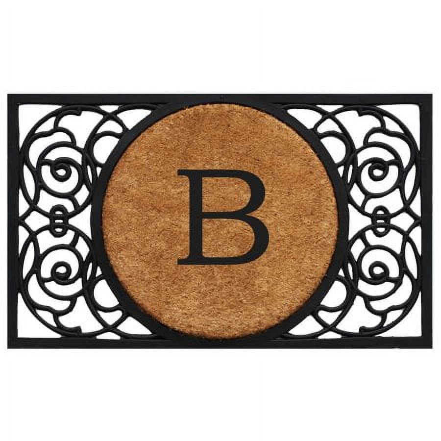Calloway Mills Armada Circle Monogram Outdoor Doormat 22" x 36" (Letter C)