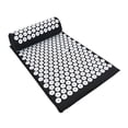 thumbnail image 1 of Sonducket Juego de 3 unidades de cojín de masaje, esterilla de acupresión para Yoga y juego de almohada, masajeador de pies y cuello, almohadilla de Uniforme atlético Negro Sonducket OD000146-05, 1 of 6