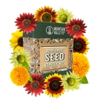 Sunflower Seed Starter Kit – Complete Growing Kit with High-Quality Seeds, Biodegradable Pots & Soil Pellets – Easy Indoor & Outdoor Gardening – Perfect for Beginners & Garden Enthusiasts