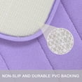 thumbnail image 6 of Unique Bargains 2-Pack Memory Foam Non-slip Washable Bath Toilet Pads Mats Rug Purple 32"x20", 6 of 8
