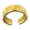 Gold, variant on Unisex Open Rings Buddhas Half Face Finger Rings Decoration Adjustable Rings Ornaments Buddhist Accessory for Parties