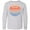 AC-Heather Grey, variant on Inktastic Lake Powell Distressed Retro Sunset Long Sleeve Youth T-Shirt