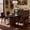 Black & Walnut, variant on KeyWhat 63" Oval Dining Table for 4-6, Modern Farmhouse Kitchen Table with Fluted Base & Thickened Edge for Gathering, Kitchen, Dining Living Room, Gold Rustic Brown