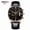 2309 Black Belt Rose Shell Black Surface, variant on Butterfly snap button solid steel belt men's waterproof coated glass luminous three-eye 6-pin quartz watch