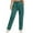 Green, variant on Lounge Pants for Women Loose Fit High Elastic Waisted Solid Color Straight Leg Yoga Trousers with Pockets Drawstring Lightweight Casual Slacks