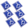 thumbnail image 4 of Disability Stickers 6 Sheets Vehicle Marking Square Design For Drivers Assorted Color Disabled Accessibility Marker, 4 of 5