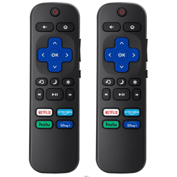 【Pack of 2】VUDU Replacement Remote Control Compatible with Roku TV,for